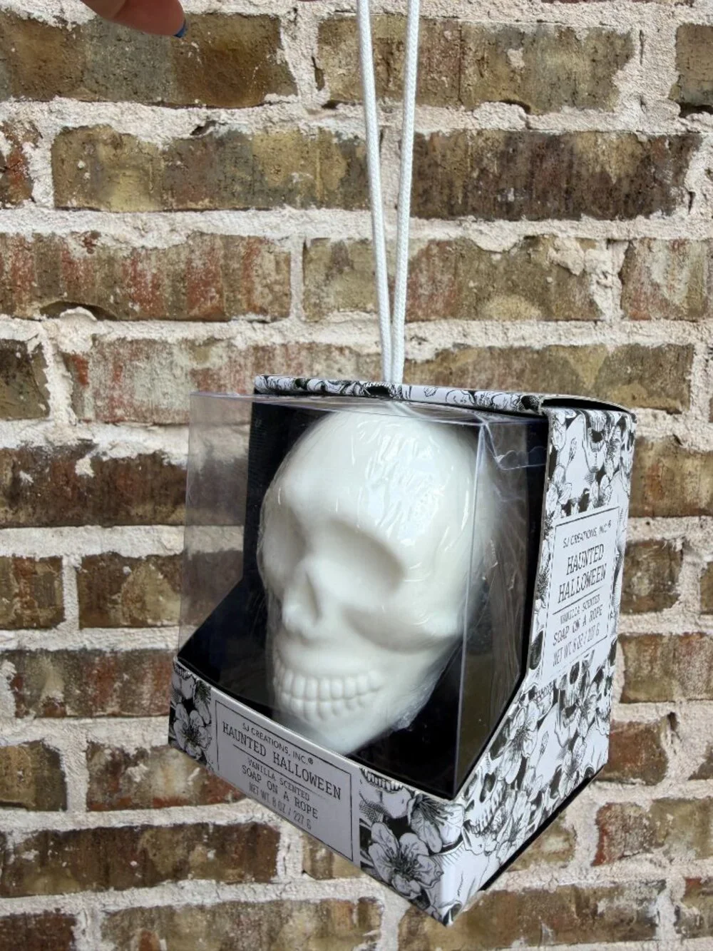 BRAND NEW SKULL Soap on a Rope